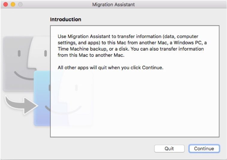 Migration Assistant Pc For Mac El Capitan